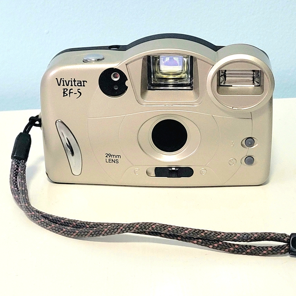 Vivitar BF-5 35mm Silver Camera With 29mm Lenses Tested